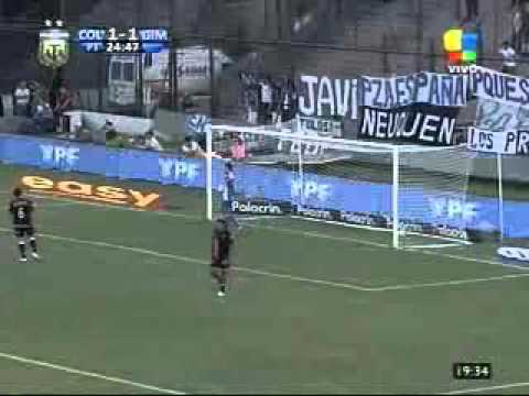 Gol de Gimnasia: PT 25' Neira.