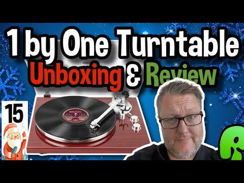 1 by One Turntable - Unboxing & Review! (Vlogmas Day 15) #vlogmas #christmas #vinyl