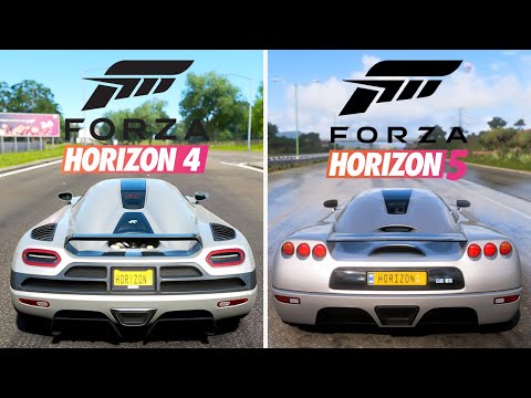 Forza Horizon 4 vs Forza Horizon 5 | Sound & TopSpeed Comparison