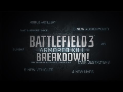 Battlefield 3: Armored Kill Gameplay Trailer Breakdown/Analysis