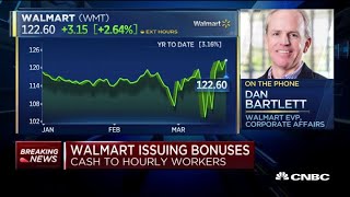 Walmart plans to issue cash bonuses to hourly workers