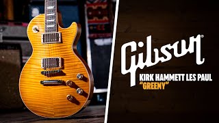 Video thumbnail for Peach Picks | Gibson Kirk Hammett Signature Les Paul Standard "Greeny" Greeny Burst by Peach Guitars