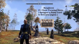 Elder Scrolls Online Bangkorai 21 chest farming guide ( spriggan's,  vamp lord & seventh legion )