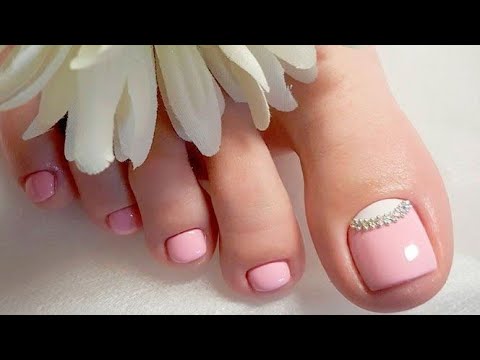 DISEÑOS DE UÑAS PARA PIES 2024 PRIMAVERA 🌼#tendency #moda #diseñosdeuñasparapies #uñasprincipiantes
