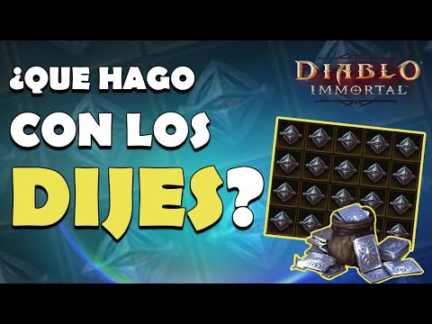 Cómo utilizar los DIJES en Diablo Immortal.