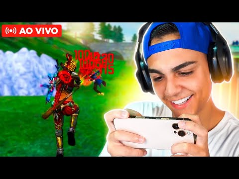 💙 FREITAS AO VIVO 💙 TREINANDO NO NOVO CELULAR 💙 FREE FIRE MOBILE 💙