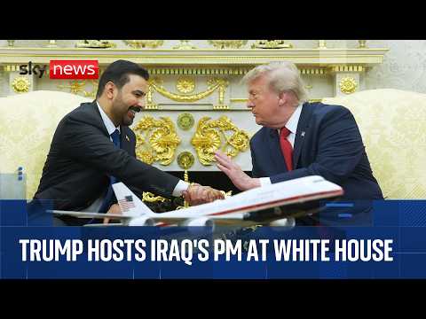 Trump welcomes Iraq's prime minister to the White House