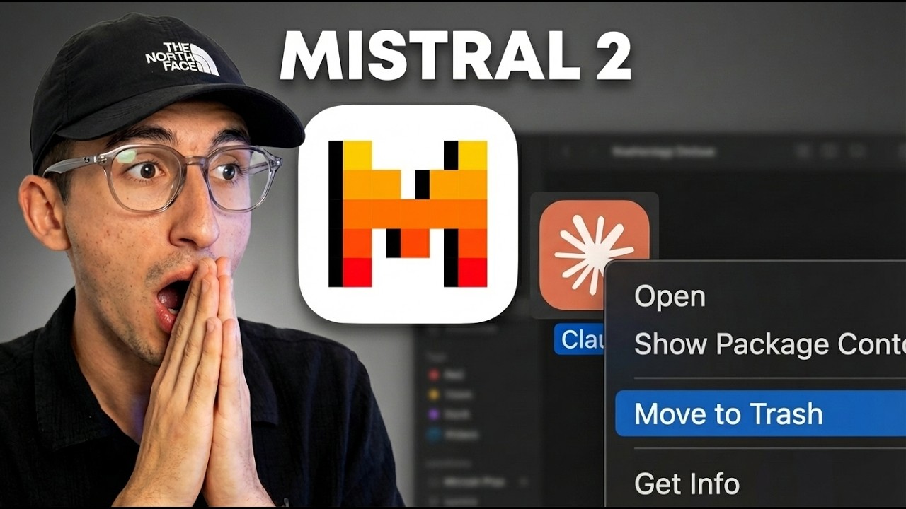 Miniature de la vidéo - Test Mistral Vibe vs Claude Code