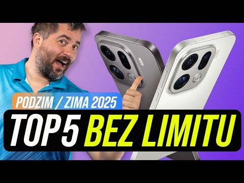 TOP 5 telefonů bez limitu [podzim/zima 2025]