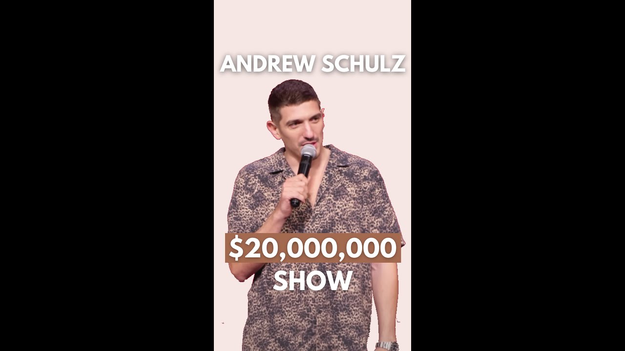 ANDREW SCHULZ MADE $20,000,000 OF HIS SPECIAL?! | Mr Beast Flagrent #shorts