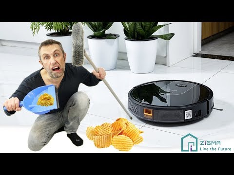 PAPA est un GROS DEGUEU FAINÉANT ! Heureusement, le ROBOT ASPIRATEUR ZIGMA Spark 980 est là !