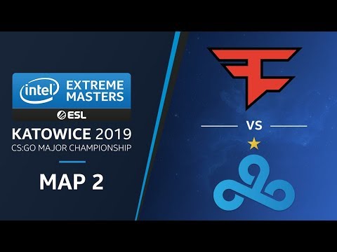 CS:GO - FaZe vs. Cloud9 [Dust2] Map2 Ro5 - Legends Stage - IEM Katowice 2019