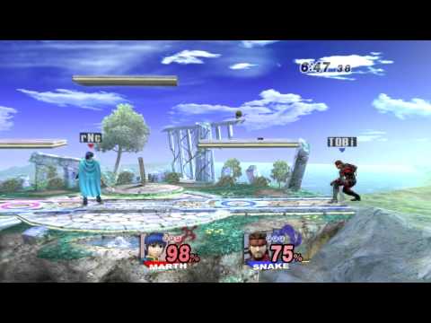 roNic (Marth) vs TOBi (Snake) BO5 [3/5]