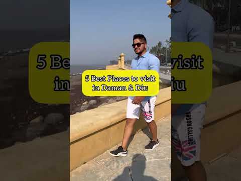 5 Best Places to visit in DAMAN #minivlog #shorts #travelguide
