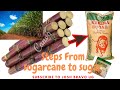 Processing of sugar cane into sugar at Kakira sugar limited in uganda