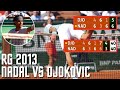 Rafael Nadal vs Novak Djokovic ♦ Roland-Garros 2013 SF (1080p50fps)
