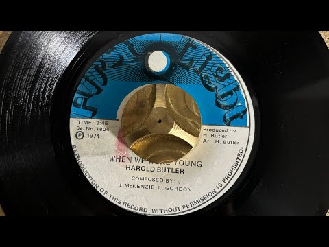 HAROLD BUTLER / WHEN WE WERE YOUNG  / INSTRUMENTAL REGGAE 1974 / FIRST LIGHT