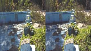 preview picture of video 'Abandoned swimming pools near Kostenets village in full 3D HD'