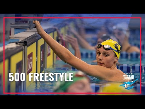 Summer McIntosh Takes Gold in Women's 500 Freestyle | 2022 Speedo Winter Junior Championships East