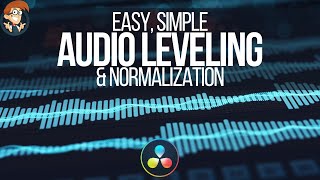 Audio Leveling & Normalization Basics in DaVinci Resolve 16