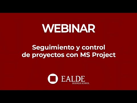 Seguimiento y control de proyectos con MS Project