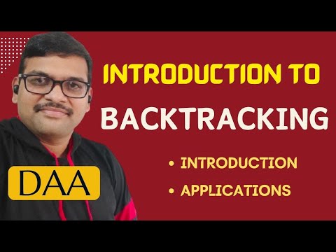 38-Backtracking Explained | Introduction, Applications & State Space Tree | DAA