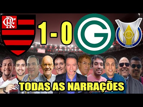 Todas as narrações - Flamengo 1 x 0 Goiás | Campeonato Brasileiro 2022
