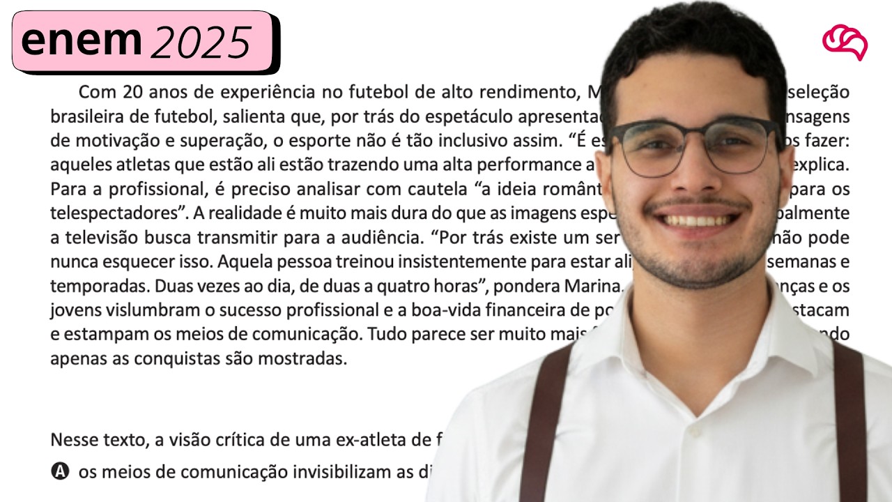 Resolução em Vídeo — Questão 18 ENEM 2025