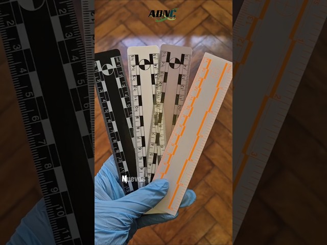 Vídeo relacionado con FESTFENDS 20 Unidades Placas de Marcado y Numeración Secuencial Amarillas de Plástico con Escala de Medición para Investigación Criminal y Escena Forense
