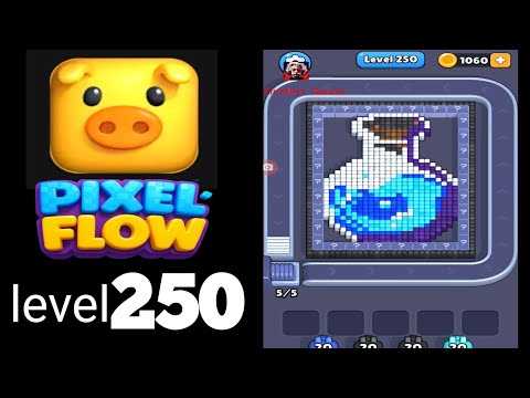 Pixel Flow Level 250 Walkthrough