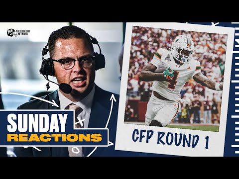 FGN LIVE: Sunday Reaction to RD 1 CFP - Bama Comes Back | THE U | And G5 Deaths