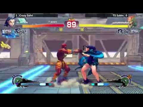 USF4 @ Last Man Standing - Crazy Salvi (Rose) vs TS Sabin (Dhalsim) [720p/60fps]