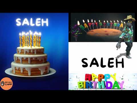 SALEH Happy Birthday Song and Dance - It's Your Birthday - Happy Birthday to You SALEH