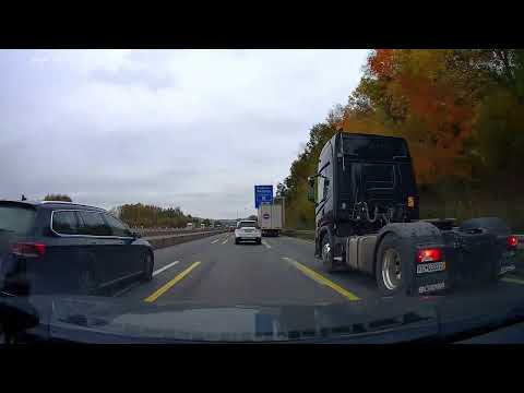 Autobahn Driving - A 7 - From Hattenbacher Dreieck to Dreieck Salzgitter / Germany