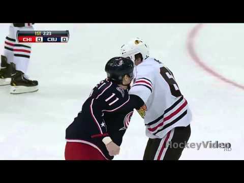 Andrew Shaw vs Matt Calvert fight . Mar 14, 2013