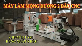 Máy Phay Mộng Dương 2 Đầu Woodmaster | Máy Làm Mộng Cao Cấp Tải Nặng WM-200CNC