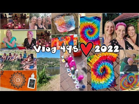 Vlog 495/22 - batiky, meditace ve vodě, kadeřnictví u krbu