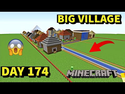 Incredible! Massive Village Build in Minecraft 2024