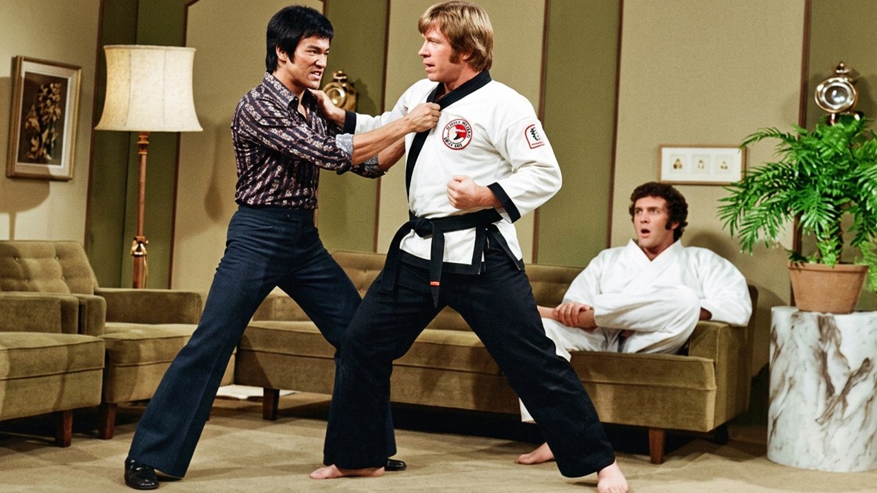 We Finally Have Footage Of Bruce Lee's BRUTAL Fight Against Chuck Norris!【FULL FIGHT】
