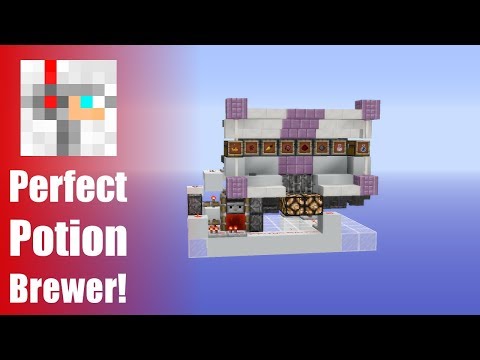 Redstone | Reliable Potion Brewing System 1.12 (WITH A GHOST!)