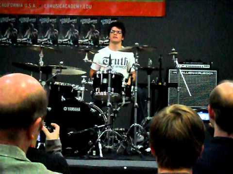 Cobus - LA Music Academy - My Life Would Suck Without You (LIVE drum cover)