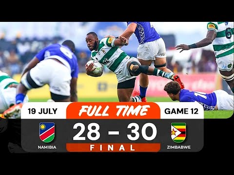 ZIMBABWE 30-28 NAMIBIE/HIGHLIGHTS GAME12/ FINAL AFRICA RUGBY CUP UGANDA 2025
