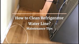 How to Clean Refrigerator Water Line? | Maintenance Tips