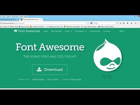 'fa fa-icon' font awesome icons Drupal 7.x module (prevent CKEditor from removing i tags)