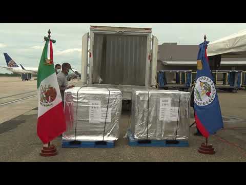 Mexico Donates COVID 19 Vaccines to Belize