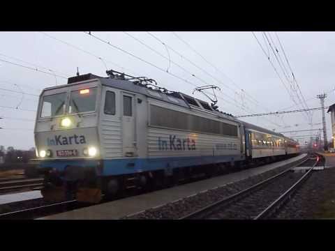 ČD 163.094 - Odjezd vlaku R 883 - Všetaty, 14.12.2013