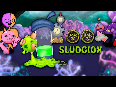 SLUDGIOX  on Ethereal Island [ANIMATED] My Singing Monsters (Ethereal Squared 5/5)
