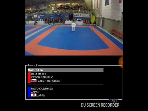 Moto Kazumasa Japan kata ( Sochin ) KARATE1 SERIES A - SALZBURG 2018