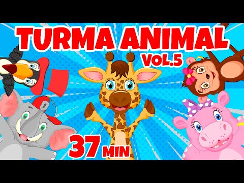 Turma Animal Vol. 5 - Giramille 37 min | Desenho Animado Musical