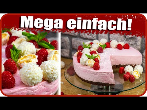 Die schnellste Himbeer Sahne Torte der Welt🌸